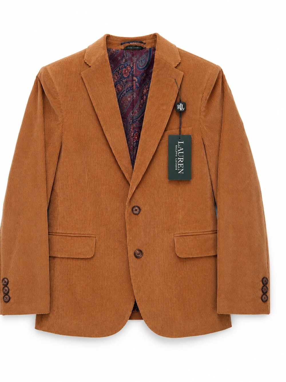 Boys Lauren Ralph Lauren Corduroy Blazer in Caramel Brown